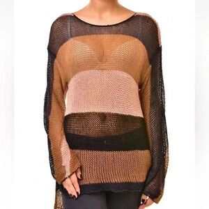ONE TEASPOON Womens Sweater
Striped Knitted Multicolor Size S